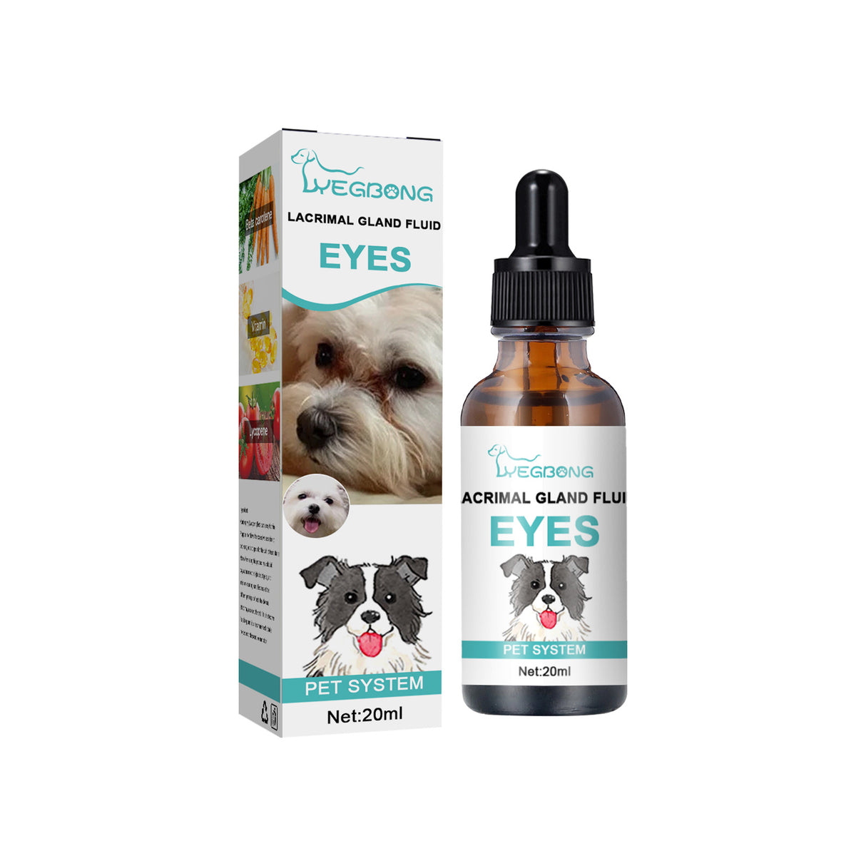 Tear Duct Serum For Dogs, Cats And Dogs Removal Eye Poop Pet Topical Eye Tear Stain Serum - V.I.P Digital Presence