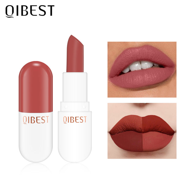 QIBEST Mini Capsule Lipstick Velvet Matte Lipstick Long Lasting Waterproof Pill Lipstick - V.I.P Digital Presence