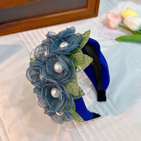 Handmade Fabric Headband for Fashion Flower Series - V.I.P Digital Presence