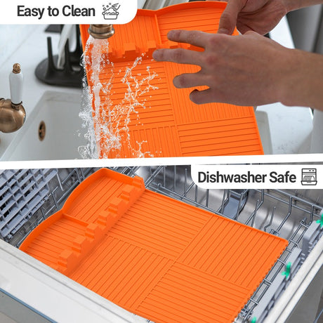 Barbecue dustproof silicone cover and baking tray protective pad are suitable for various silicone oven pads - V.I.P Digital Presence