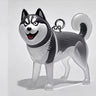 A transparent DIY pet hair memorial keychain box, a sweet keepsake for dog lovers. - V.I.P Digital Presence