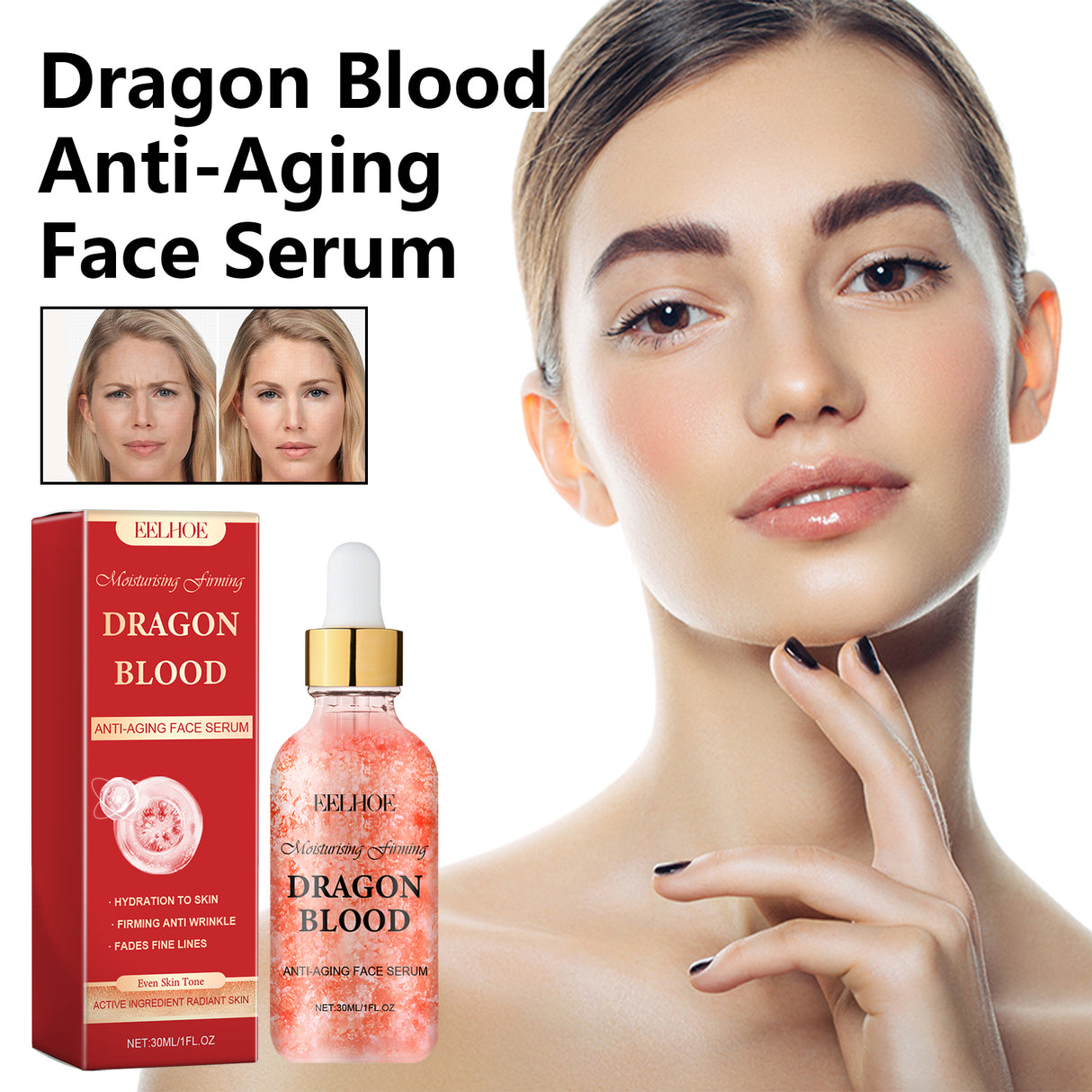 Dragon Blood Facial Treatment Essence Moisturizes And Tightens Soft, Smooth And Delicate Facial Skin - V.I.P Digital Presence