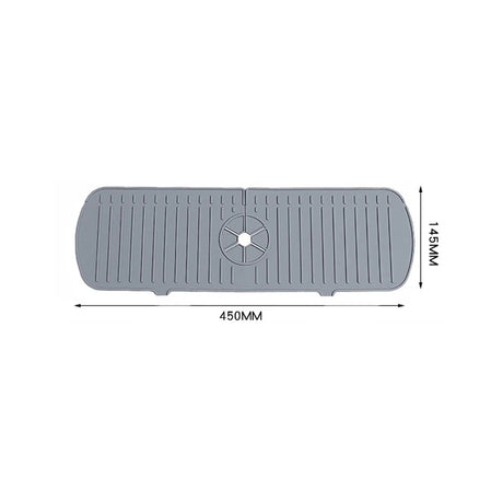 Kitchen Faucet Splash Pad Silicone Sink Faucet Splash Guard Mat Sponge Drain Rack Countertop Protector for Bath Kitchen Gadgets - V.I.P Digital Presence