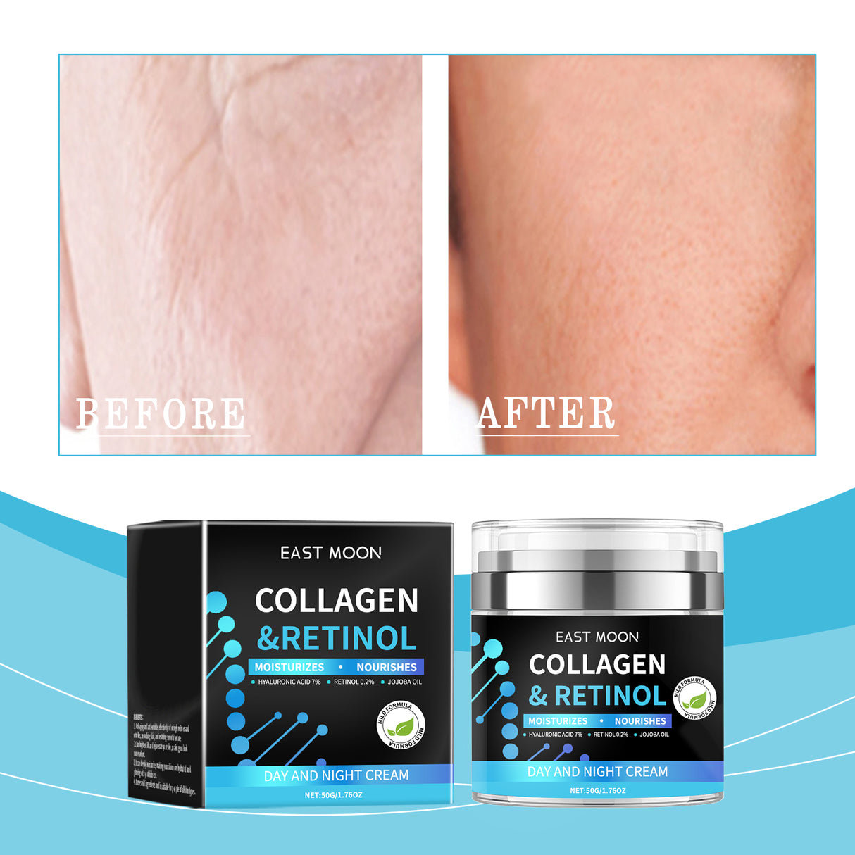 Men's Moisturizer, Deeply Nourishes Facial Skin And Improves Skin Quality