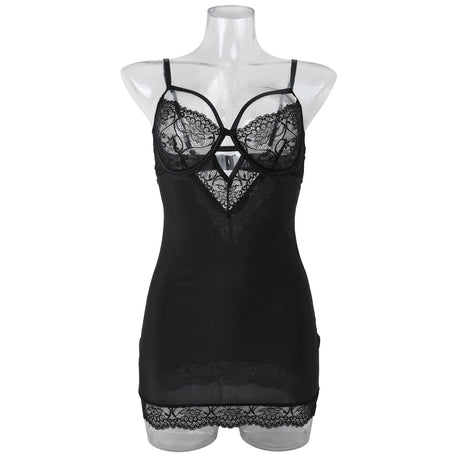 Sexy lingerie, lace hollow suspender, hip hugging, romantic sleepwear - V.I.P Digital Presence