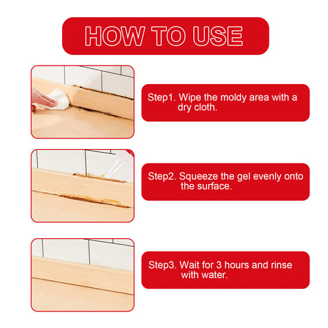 Mildew Removal Gel Cleaner For Kitchen Refrigerator Bathroom Wall Tile Mildew Stains - V.I.P Digital Presence