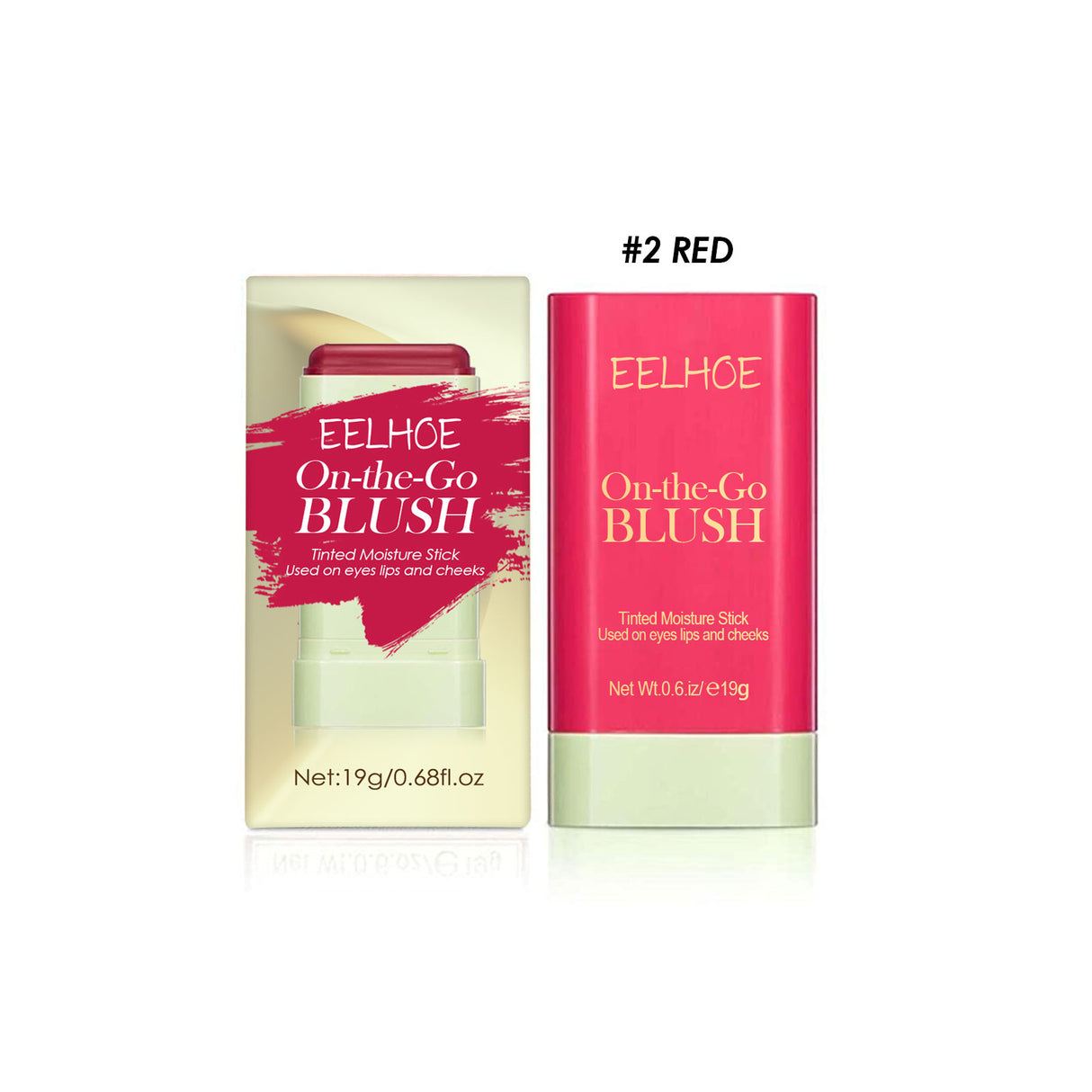 Blush Stick Lightweight Natural Nude Makeup Brightening And Contorting Three-Dimensional Highlight Delicate Waterproof Multi-Functional Blush Stick - V.I.P Digital Presence