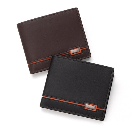 New Korean Youth Leather Zipper Short Men's Wallet Retro US Dollar Wallet - V.I.P Digital Presence
