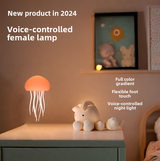RGB Color Change Chandelier USB Rechargeable Jellyfish LED Lamp Garden Decoration LED Light With Voice Control - V.I.P Digital Presence