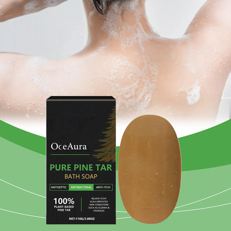 Pure Pine Tar Bath Soap Moisturizes And Cleanses Pores And Washes Delicate Skin Body Soap - V.I.P Digital Presence