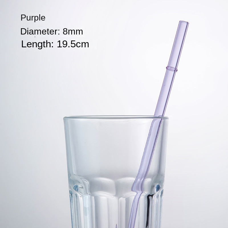 Eco-Friendly High Borosilicate Glass Straw Durable Heat-Resistant Starbucks Kids Straw 27cm Customized - V.I.P Digital Presence