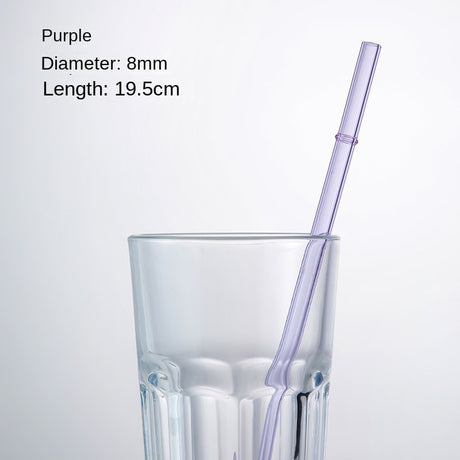 Eco-Friendly High Borosilicate Glass Straw Durable Heat-Resistant Starbucks Kids Straw 27cm Customized - V.I.P Digital Presence