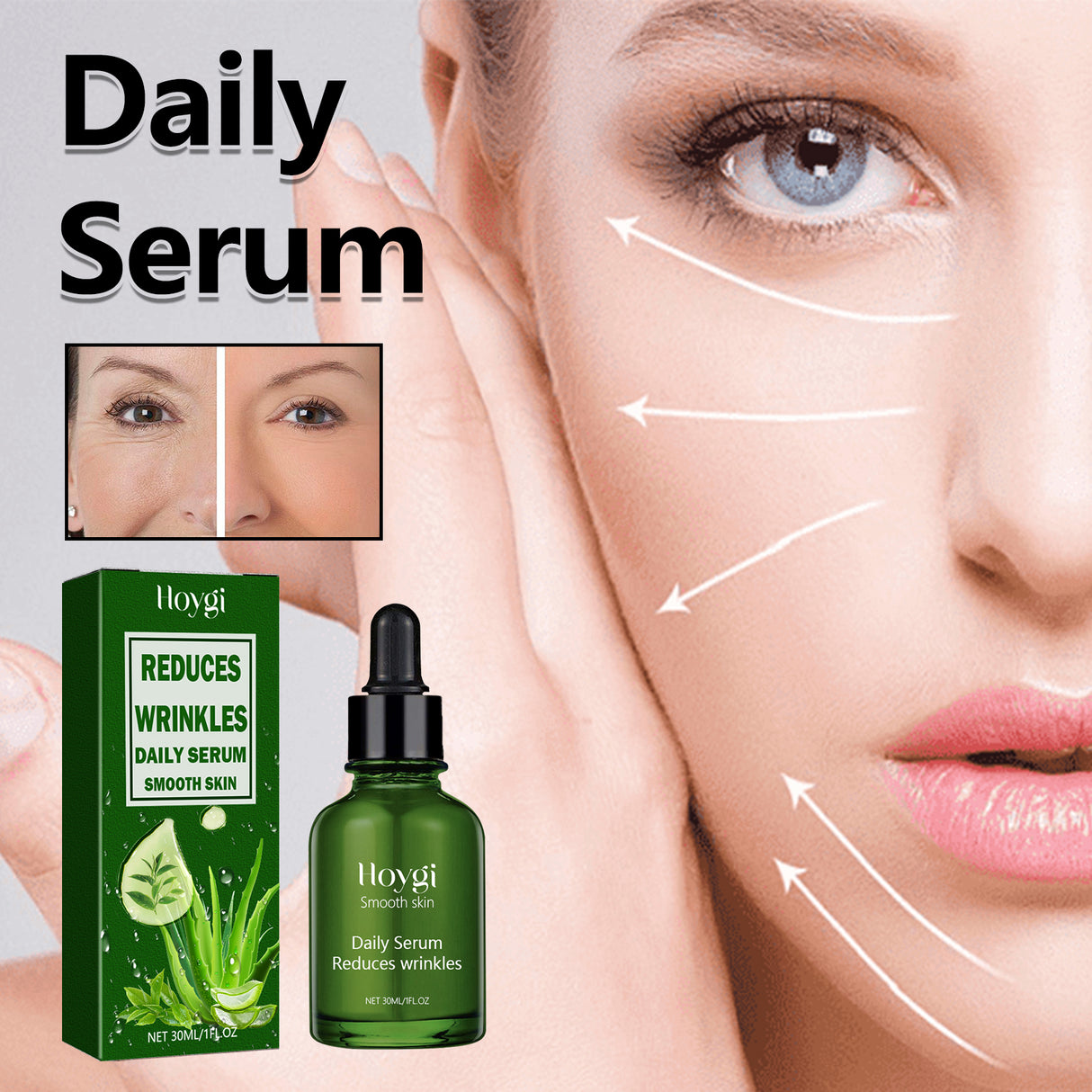Daily Serum, Face Firming Skin Anti-Wrinkle Anti-Aging Delicate Pore Skin Lotion - V.I.P Digital Presence