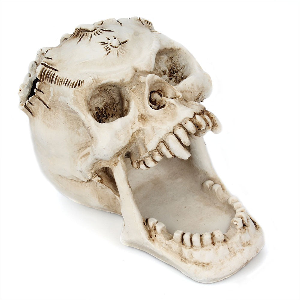 Fang Fang Terror Face Skull Storage Pen Holder Office Desktop - V.I.P Digital Presence