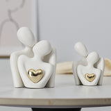 Creative couple figure decoration Newlywed home decoration Lover sculpture decoration figure desktop living room bookshelf decor - V.I.P Digital Presence