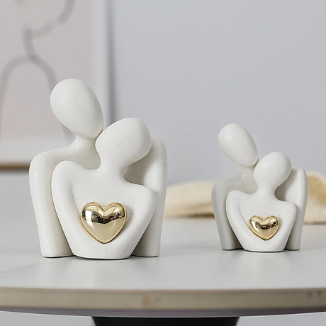 Creative couple figure decoration Newlywed home decoration Lover sculpture decoration figure desktop living room bookshelf decor - V.I.P Digital Presence