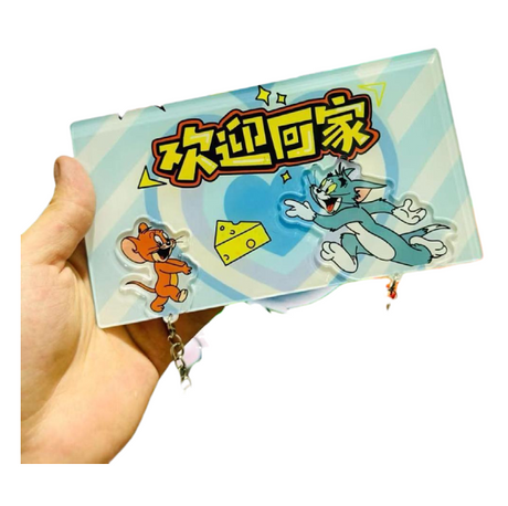 Crayon Shin chan couple keychain refrigerator sticker Simpson family flying house travel notes mobile castle couple pendant - V.I.P Digital Presence