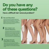 Avocado Hair Removal Cream Armpit Hair Leg Hair Moisturizing Gentle Skin Friendly Non-Irritating Clean Hair Removal Cream