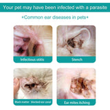 Pet Ear Cleaning Oil for Cats and Dogs - Cleansing, Deodorizing, and Removing Mites from Ears - V.I.P Digital Presence
