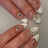 Wearable nails white French style wearable nails finished silver three-dimensional five-pointed star nail stickers wearable - V.I.P Digital Presence