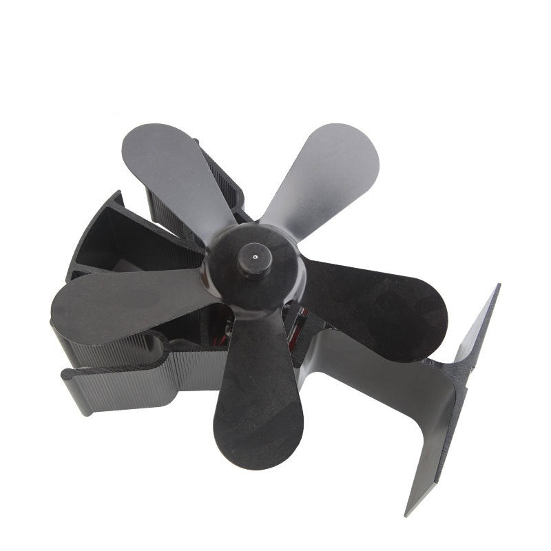 Thermal Power Fan Four Blade Wood Burning Stove Fan Ecological Fireplace Fan Wood Fireplace Thermal Fan/Fan Thermometer - V.I.P Digital Presence