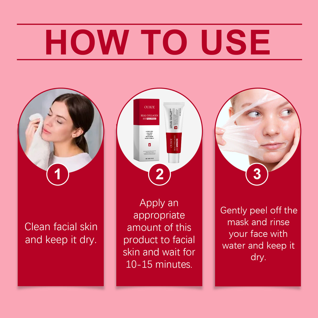 Collagen Tearing Mask Nourishes, Moisturizes, Firming And Firming Collagen Mask For Tender Skin - V.I.P Digital Presence