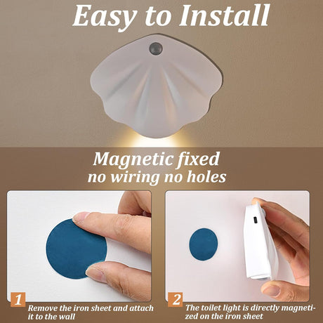 Rechargeable Toilet Light - Toilet Night Light with Motion Sensor for Toilet Stairs Hallway Cabinet - V.I.P Digital Presence