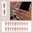 Long Wearing Nails 24 Pieces Of Finished Fake Nails Press On Nails French Ballet Manicure - V.I.P Digital Presence