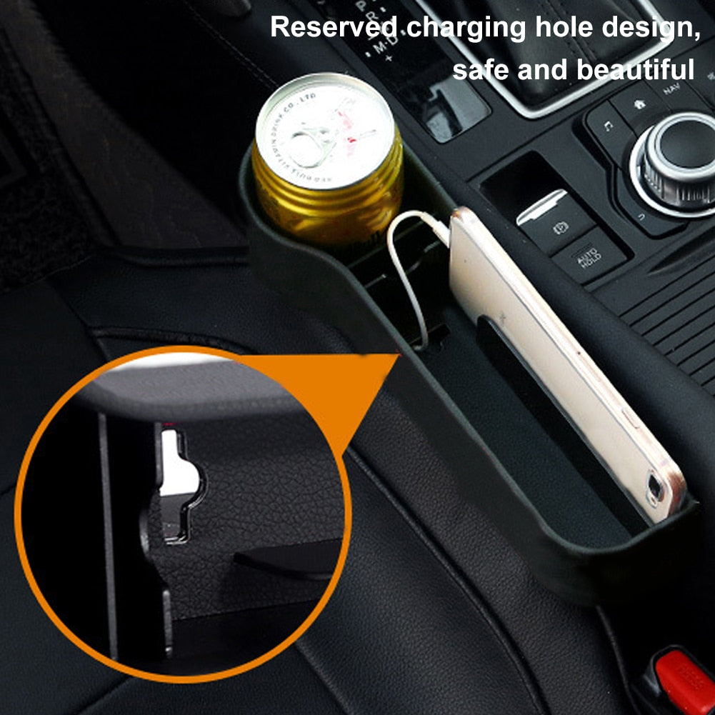 The New 1Pair Universal Auto Car Seat Crevice Plastic Storage Box Cup Phone Holder Organizer Reserved design Accessories - V.I.P Digital Presence