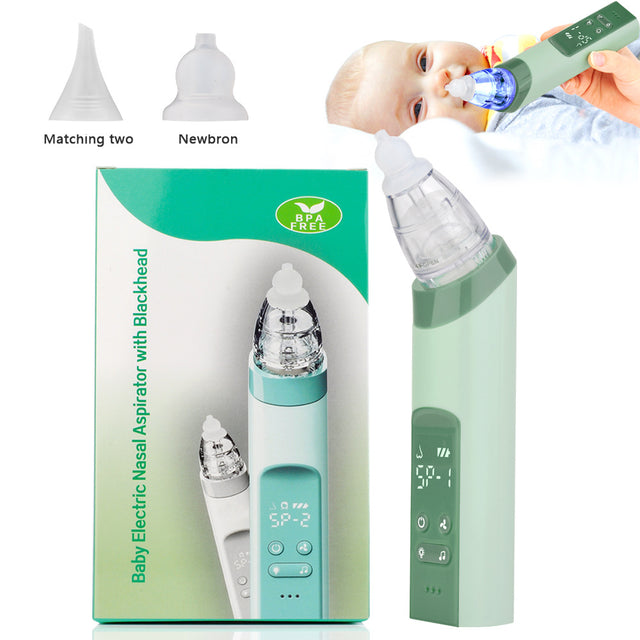 Nasal suction device charging electric nasal suction device with three levels of suction music lights baby cleaning nasal mucus - V.I.P Digital Presence