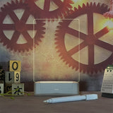 Take Down Notes And Light Up Your Space Transparent Luminous Acrylic Noteboard - V.I.P Digital Presence