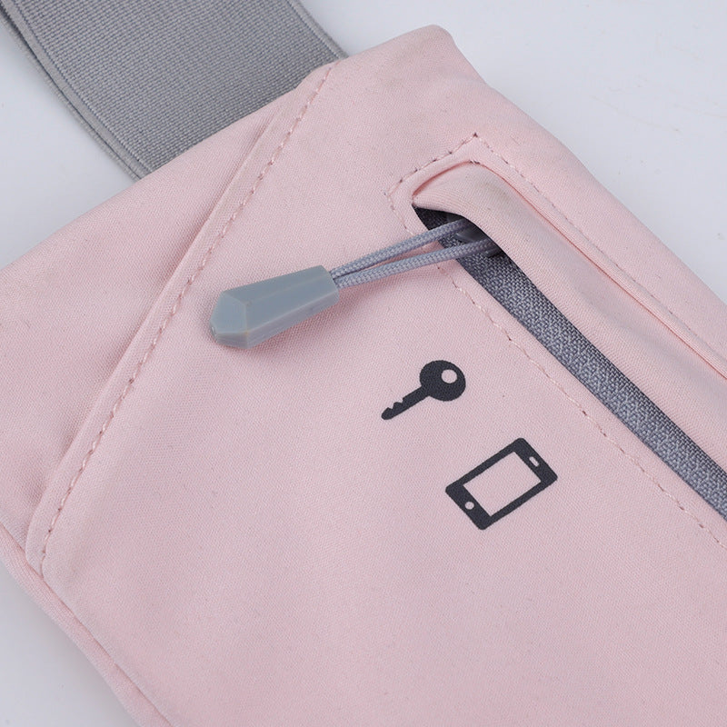 Sports chest waist bag dual-use men's and women's lightweight high-end super Pu crossbody bag outdoor internet famous running phone bag - V.I.P Digital Presence