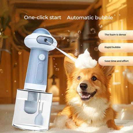 Pet Cleaning Bathing Automatic Pet Shower Foaming Machine Cat Dog Bath Solution Foaming Machine Electric Bubble Machine - V.I.P Digital Presence