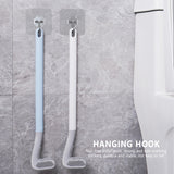 Silicone Toilet Brush Non-slip Long Handle Toilet Cleaning Brush Toilet Cleaning Brush Bendable Silicone TPR Brush Head Bathroom - V.I.P Digital Presence