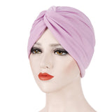 New elastic fabric with crossed candy colored twisted hat and candy colored base on the forehead - V.I.P Digital Presence