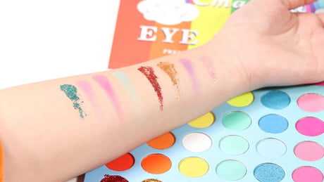 CmaaDu 35 Colors Rainbow Matte Eyeshadow Metal Waterproof Glitter Eyeshadow Palette - V.I.P Digital Presence