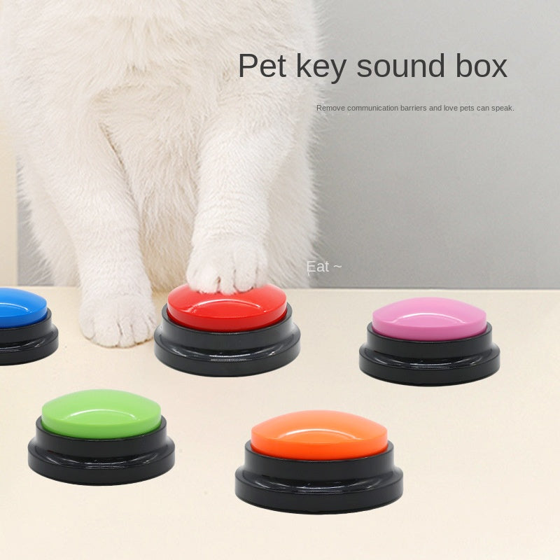 Dog Talking Button Pet Communication Key Sound Maker Cat Bell Toy Supplies Voice Recording Training Device - V.I.P Digital Presence