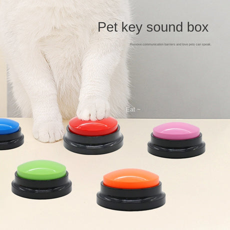 Dog Talking Button Pet Communication Key Sound Maker Cat Bell Toy Supplies Voice Recording Training Device - V.I.P Digital Presence