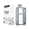 Botella de agua portátil de papel de alta calidad MoChic Sports Flat A5, versión coreana de la botella de agua de plástico. 
