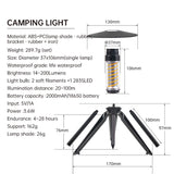 Outdoor Camping Light Portable Night Light Portable Flashlight Tripod Stand Lighting Lighthouse Marquee Tent Atmosphere Light - V.I.P Digital Presence