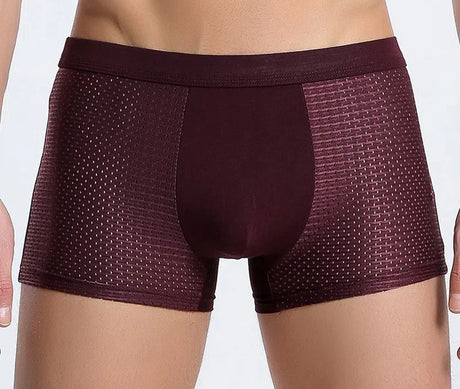 Men's ice silk flat corner pants with breathable mesh thin underwear and men's four corner underwear - V.I.P Digital Presence