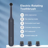 2-Speed Rotary Electric Toothbrush Rechargeable Adult Electric Toothbrush Waterproof Soft Bristle Couple Toothbrush - V.I.P Digital Presence
