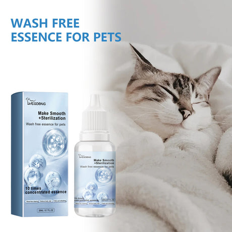 Pet Hair Daily Gentle Cleaning and Scented No-Rinse Care Essence for Cats and Dogs - V.I.P Digital Presence