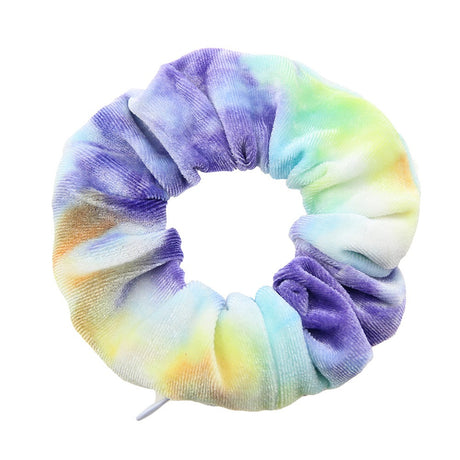 Tie dye velvet zipper large intestine loop - V.I.P Digital Presence