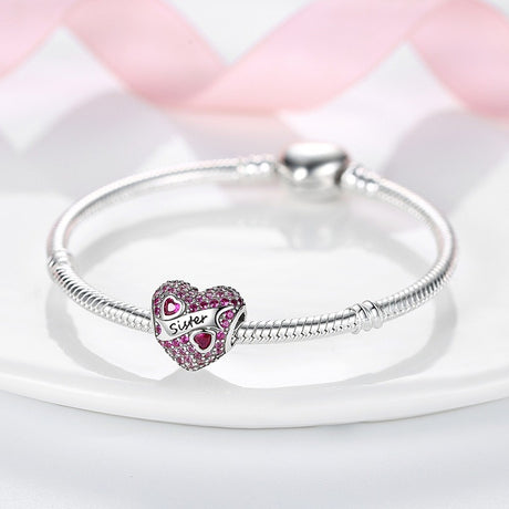 Family and Friendship Series Love Bead Pendant DIY Bracelet Necklace - V.I.P Digital Presence