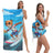 Two-in-One Foldable Beach Towel Printed Bath Towel All-In-One Beach Towel with Storage Bag - V.I.P Digital Presence