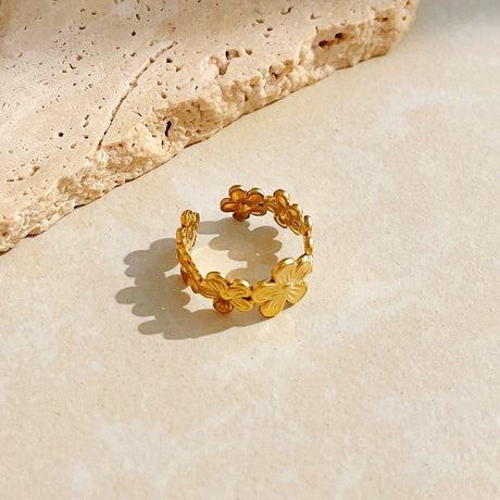 European and American Fashion INS Style Flower Ring Open Ring - V.I.P Digital Presence