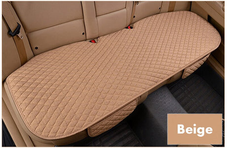 Flax Car Seat Cover Four Seasons Front Rear Linen Fabric Cushion Breathable Protector Mat Pad Auto accessories Universal Size - V.I.P Digital Presence
