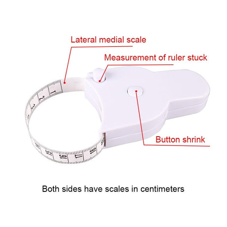 Body Measuring Tape Automatic Telescopic Tape Measure Measuring Film for Body Metric Centimeter Tape 1.5M Sewing Tailor Meter - V.I.P Digital Presence