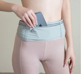 Running waist bag, sports bag, mobile phone storage, three pockets, lightweight, close fitting, non shaking, outdoor fitness, me - V.I.P Digital Presence
